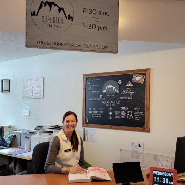 Ilse at Front Desk